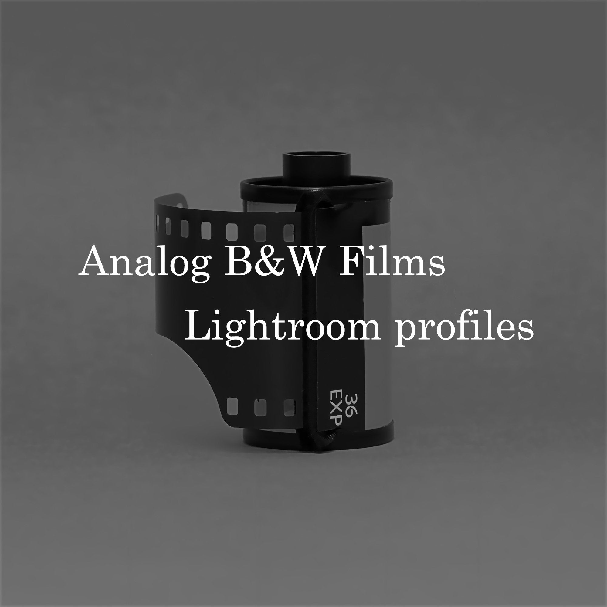 PerfeFilm B&W Films Lightroom camera raw color profiles, licensed fo