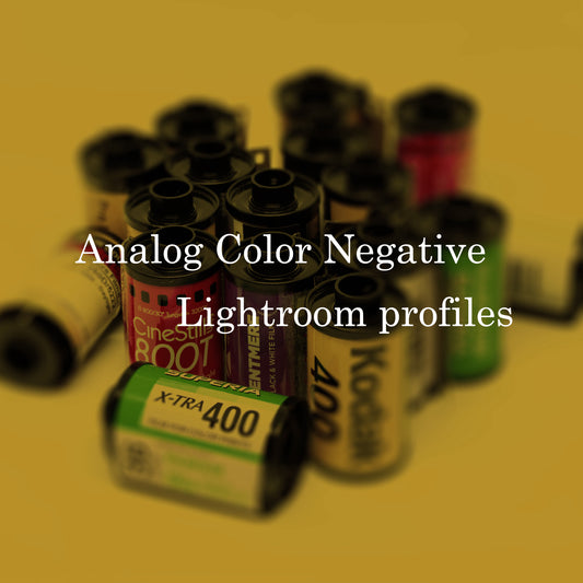 PerfeFilm Color Negative Films, Lightroom camera raw color profiles, licensed for one camera