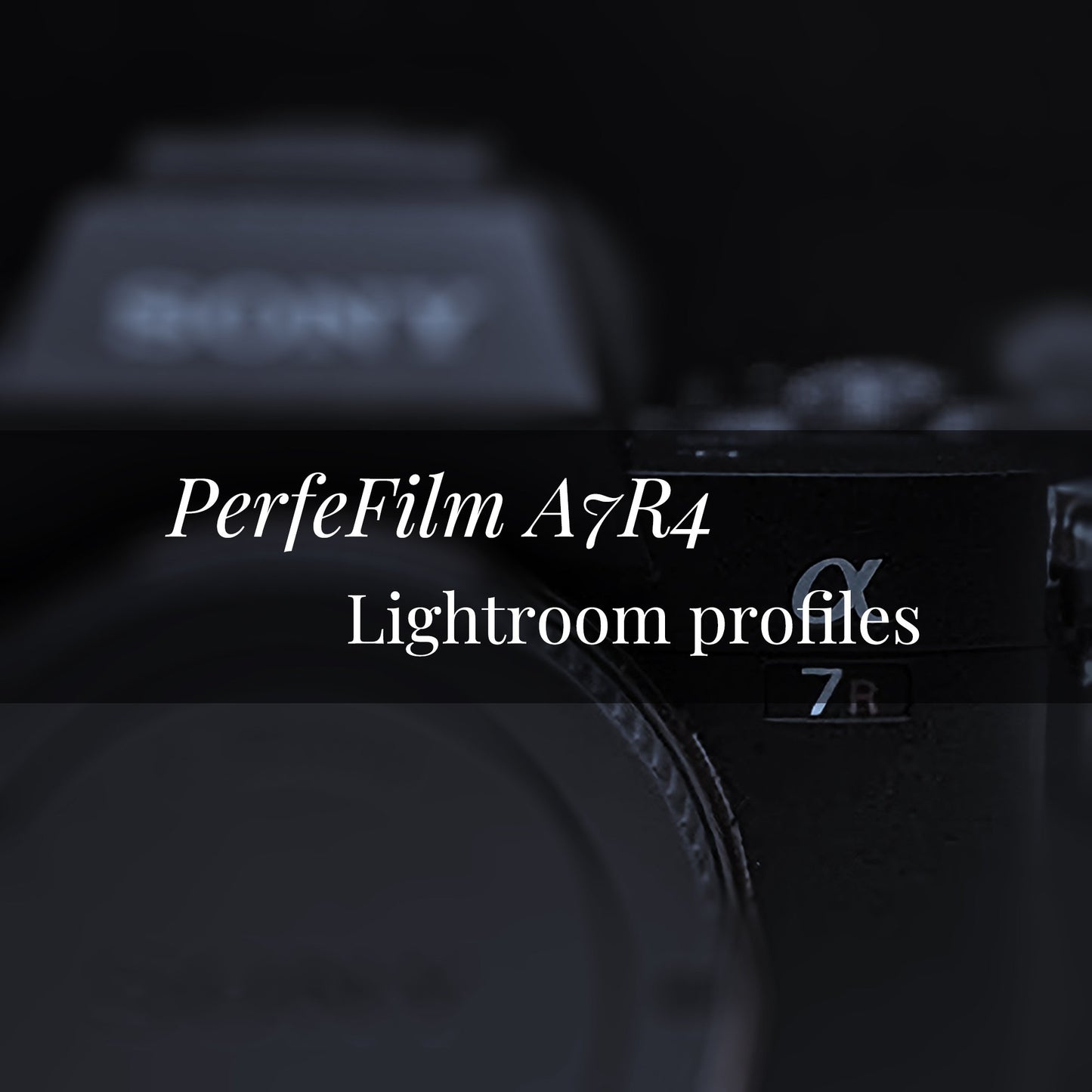 PerfeFilm A7R4 Lightroom camera raw color profiles, licensed for one camera. Simulate Sony A7R4 color.